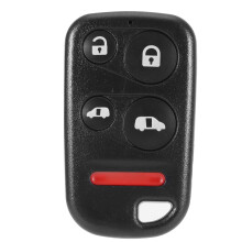 ABS anyagú kulcstartó Honda járművekhez, cseretermék DIY programozási utasításokkal, kompakt és hordozható kialakítás