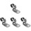 4Pièces Accroche Lampe Casque Argent Facile Installation 4