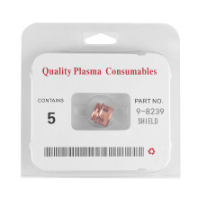 Copper Plasma Consumables Set For Metal Cutting Precision Machined Components With Shield Cap Code Marking Fit PMX45Torch System