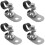 4Pièces Accroche Lampe Casque Argent Facile Installation 6