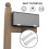 2Pcs Mailbox Mounting Plate Silver Installation for Homeowners 7