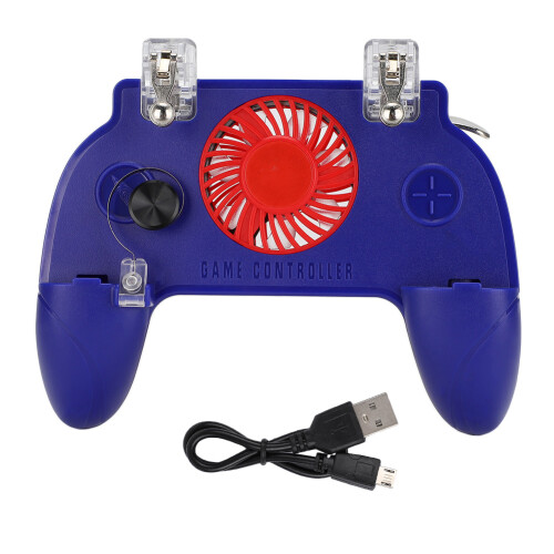 Controle de jogos Bluetooth para iPhone e Android com tempo de jogo prolongado, design ergonômico, proteção da câmera, função turbo, encaixe