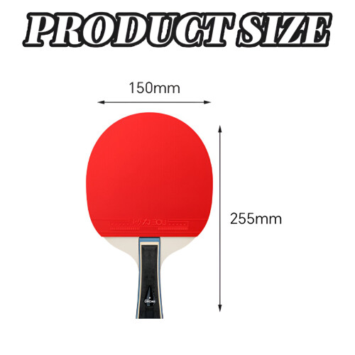 Ρακέτα πινγκ πονγκ Strong Spin 7Ply Wood Ping Pong Paddle με μακριά λαβή 1