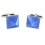 Blue Pyramid Cufflinks 2