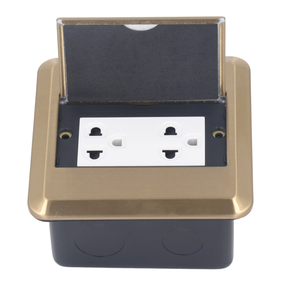 Stainless Steel Floor Electrical Outlet, Ac250v, 16A, Concealed Recessed Pop Up 9431387241891