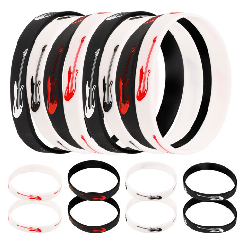100Pièces Bracelets Décoratifs Silicone Confortables Pour Usages 2