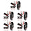 100Pièces Bracelets Décoratifs Silicone Confortables Pour Usages 7