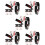 100Pièces Bracelets Décoratifs Silicone Confortables Pour Usages 9