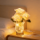 LED Color-Changing Rose Lamp Crystal Vase 1pc 5