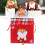 Sacs cadeaux de Noël réutilisables avec cordon de serrage (lot de 12) 2