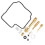 Aftermarket Replacement Carburetor Jet Kit Slow Pilot Jet Engine Performance Optimization Easy To Install Brass Construction High Quality Carburetor 3