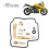 Aftermarket Replacement Carburetor Jet Kit Slow Pilot Jet Engine Performance Optimization Easy To Install Brass Construction High Quality Carburetor 7