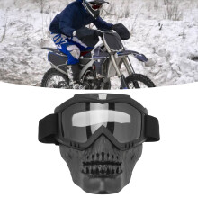 Skull Motorcycle Goggles for Offroad Dirt Bike ATV Motocross Men Women