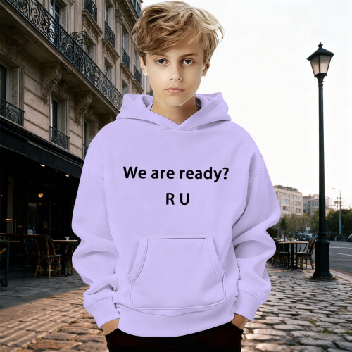 Boys Graphic Hoodie Soft Fleece Pullover 1