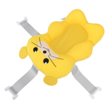 Baby Cartoon Animal Baby Bath Tub Pad Soft Cushion 50x34cm Yellow