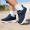 Kids Breathable Mesh Sneakers Lightweight Soft Sole 4-12 2