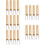 20Pcs Kitchen Corn Forks Multi-Function Wood and Stainless Steel Bbq 11