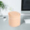 Kitchen Trash Can, Step-On Garbage Can with Lid, Tall Kitchen & Bathroom Trash Can, Small Office Waste Bin, Orange - 7