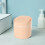 Kitchen Trash Can, Step-On Garbage Can with Lid, Tall Kitchen & Bathroom Trash Can, Small Office Waste Bin, Orange - 8