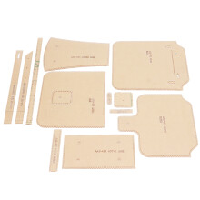 12Pcs Clear Acrylic Shoulder Bag Pattern Templates for Leather DIY Crafts