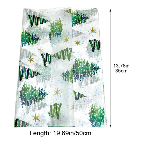Tissue Paper Christmas Tree Pattern Gift Wrap20Sheets 2