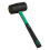 Industrial Rubber Hammer Mallets For Tile Installation Elasticity Shock Absorption Ergonomic Handle Construction Tool 8