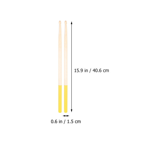 3Paires Baguettes 5A En Érable Pour Batterie Percussion 1