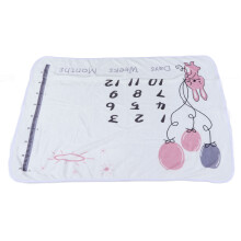 100x75cm Baby Month Blanket - Soft