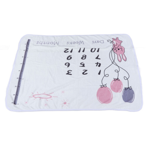 100x75cm Baby Month Blanket - Soft