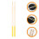 3Paires Baguettes 5A En Érable Pour Batterie Percussion 9
