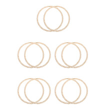 10Pcs Durable Wood Beads Garland Wreath Form Kit for Creative Crafting
