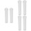 6Pcs Smooth Ceramic Pestle White Kitchen Garlic Crushing Masher 1