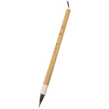 Bamboo Calligraphy Brush for Fine Detail Writing in Khaki