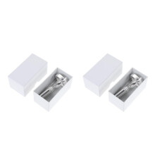 2Pcs Silver Brass Horn Mouthpiece Replacement for French Horn Use