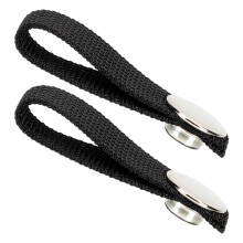 Worgeous 2 Pcs Helmet Replacement Strap 5.00x1.50x0.30cm Black Color