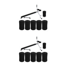 12Pcs Soft Foam Foot Pads for Leg Machine and Gym Equipment
