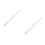 2Pièces Poignées De Tirage Blanches PVC Pour Stores Roller Cordon 7