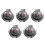 5Pcs Compact Mechanical Round Hygrometer for Cigar Box and Violin Case 1