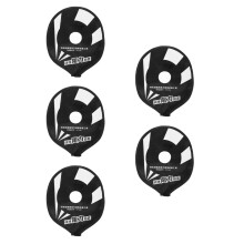 5Pcs Black Polyester Badminton Trainer Resistance Racket Covers