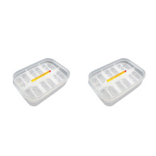 2Pcs Transparent Isolation Hatching Box for Snake and Lizard Eggs