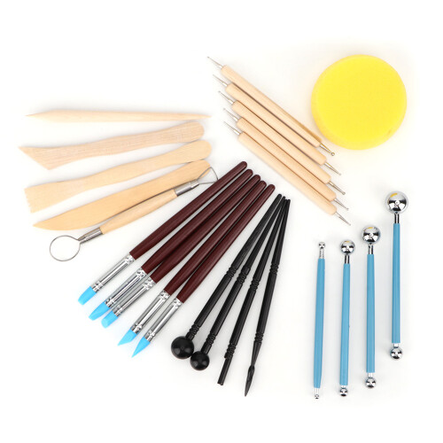Clay Tools Ceramics Modeling Tools Assorted Shapes Multi Functional Surface Polished Smooth Double Head Design Versatile For Various Types Of Clay 1