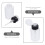 9Pièces Liquide Rechargeables Flacons Transparent 6