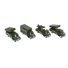 4 Panzer Autos Spielzeug mit Schildern