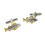 Fish Cufflinks (Silver & Gold Finish) 1