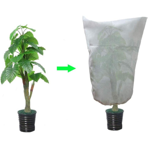 2x Cubierta vegetal de invierno 0,8x1,2 m, protección vegetal, reutilizable, resistente a las heladas 2