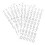 Stickers Cristal Autocollants Argent Pour Déco DIY 3