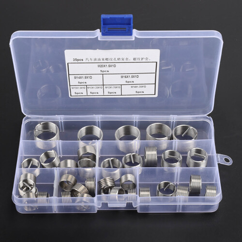 Σετ ένθετων σπειρωμάτων επισκευής βύσματος αποστράγγισης αυτοκινήτου με 2