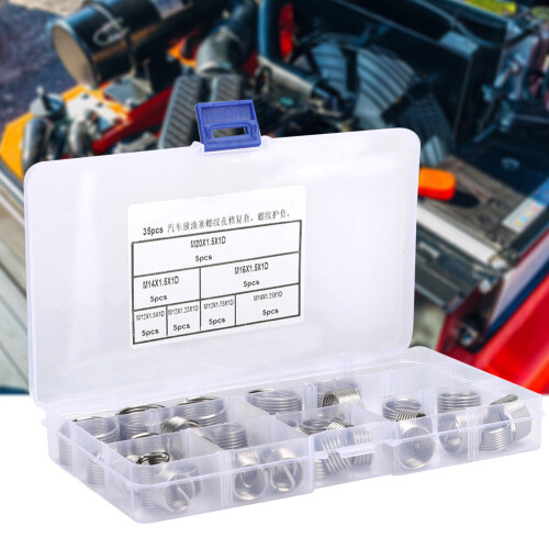 Metric Inch Thread Conversion Thread Repair Insert Kit High Strength Wear Resistant Threaded Inserts Set With Easy Installation For Aluminum Alloy 1