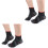 2Pairs Men Socks Red Breathable Compression Flight Socks Soft Spandex 4