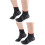 2Pairs Men Socks Red Breathable Compression Flight Socks Soft Spandex 7